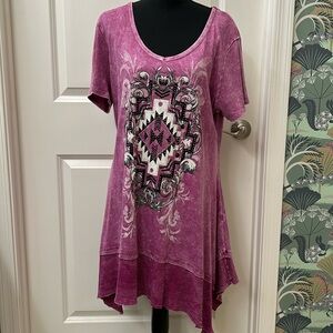 NWOT Vocal textured Tunic 3X